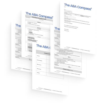 The ABA Pros Employee Intake Paperwork Library​